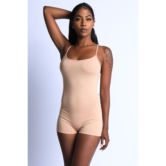 Women's Sexy Sleeveless Spaghetti Strap Party Club Short Rompers Jumpsuit S M L - Picture 8 of 9